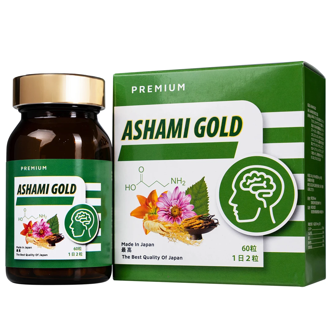 Ashami Gold - Hỗ trợ thần kinh và giảm căng thẳng từ Nhật Bản